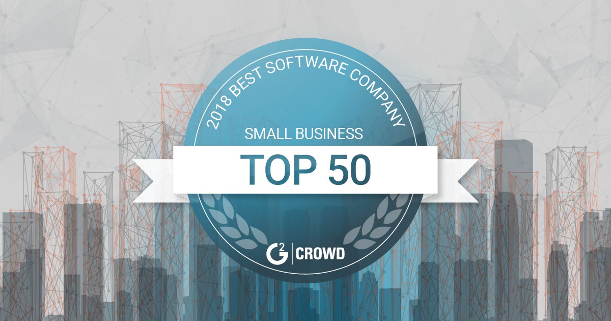 G2 Crowd Top 50 SMB Software Companies